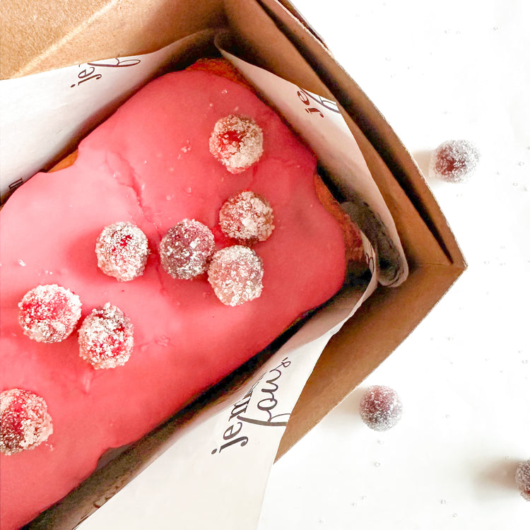 cranberry cardamon cake.