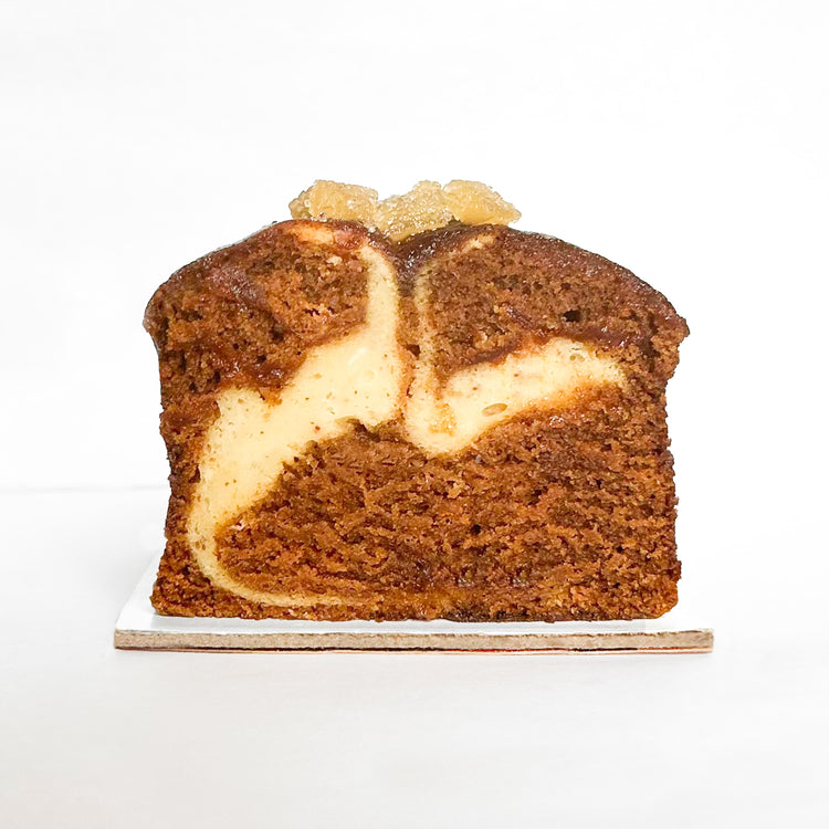 gingerbread swirl cake.