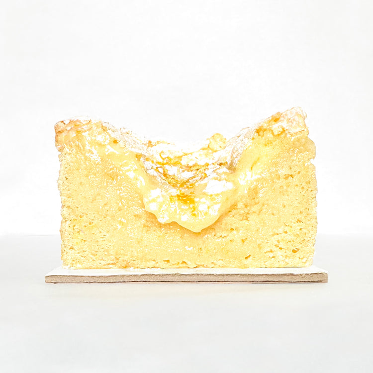 gâteau craquelé au citron.