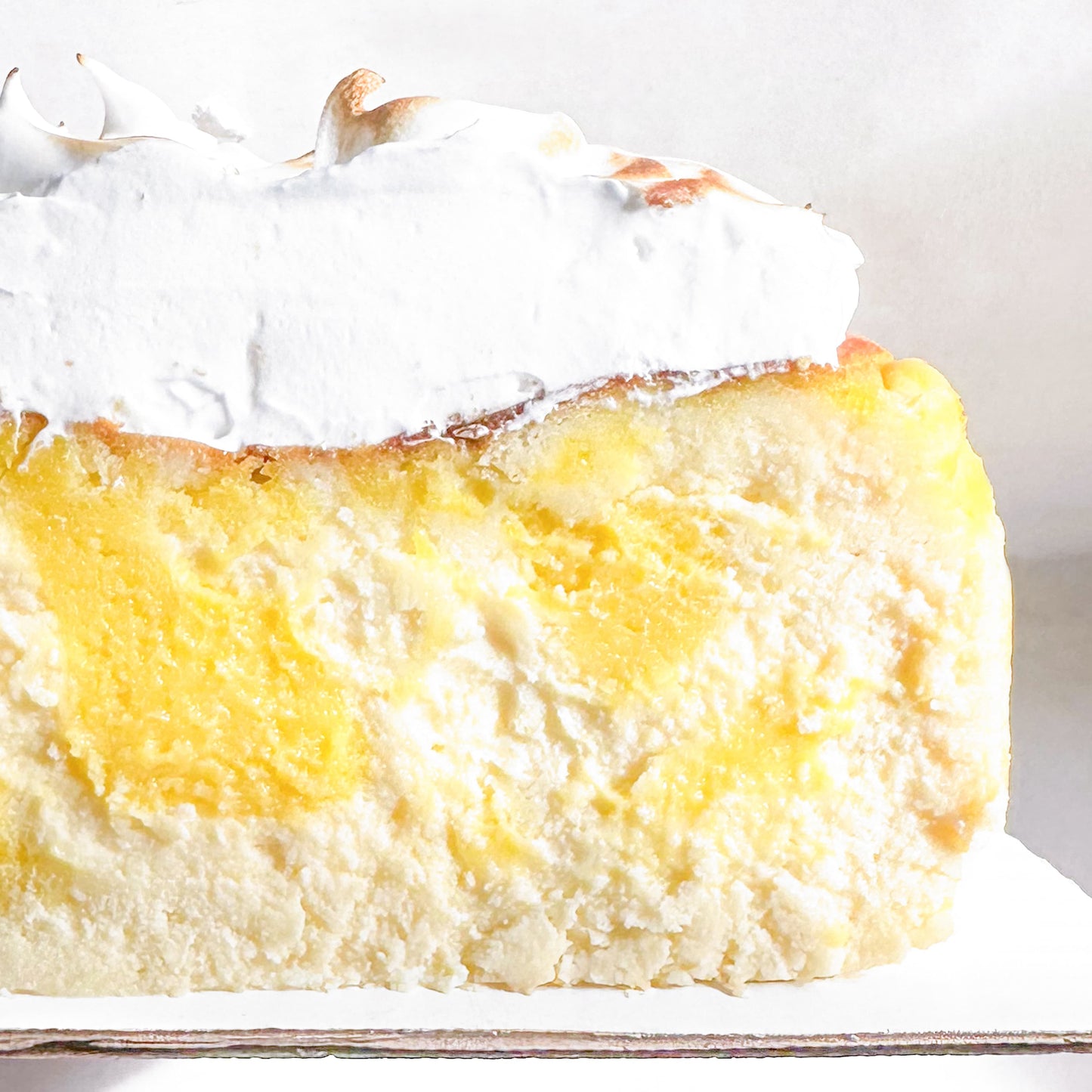 lemon basque cheesecake.