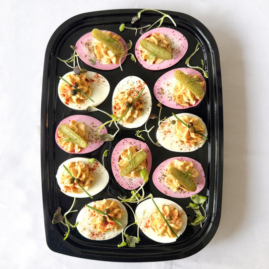 deviled egg platter.
