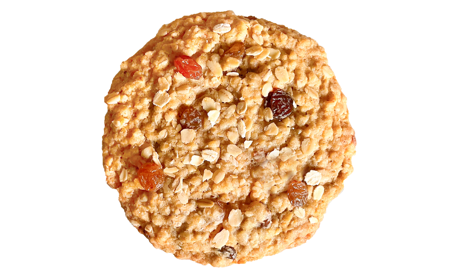 Oatmeal sultana raisin cookie.