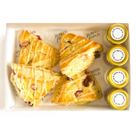 cranberry orange scone box.