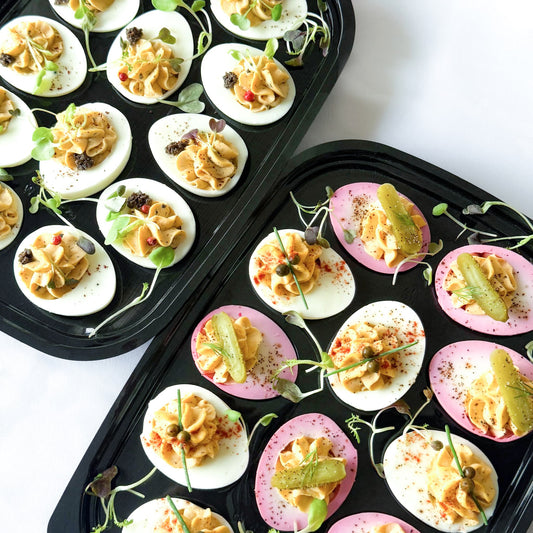 deviled egg platter.