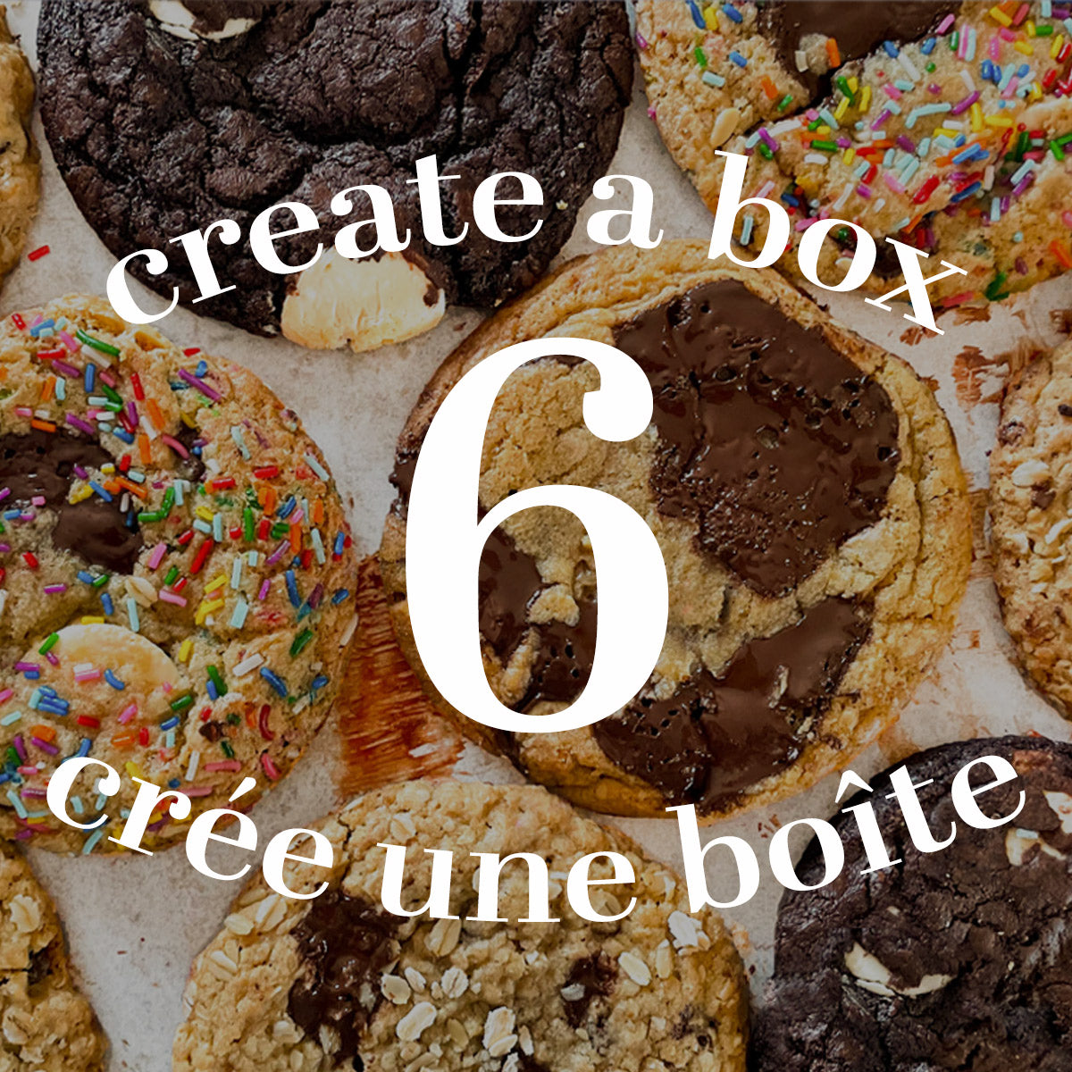 create your own cookie box | Je m'en fous Montréal.